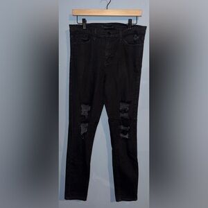 Flying Monkey Black Ripped Skinny Jeans